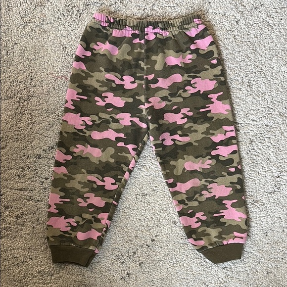 Garanimals Pink and Green Camouflage Sweatpants Size 24m - Picture 1 of 4